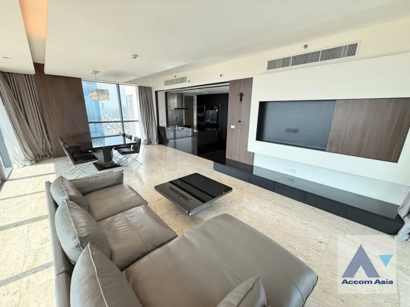 unitFully Furnished, Newly renovated, Riverside / River View, Big Balcony |  3 Bedrooms  Condominium For Sale in Rama 3, Bangkok  near BRT Wat Dan (AA41364)