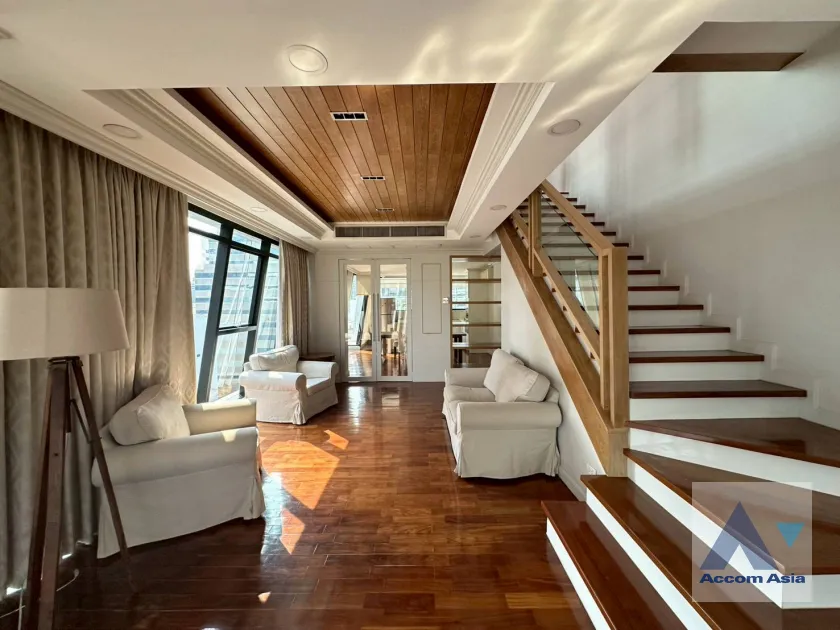 Duplex Condo |  New House Condominium  3 Bedroom for Rent BTS Chitlom in Ploenchit Bangkok