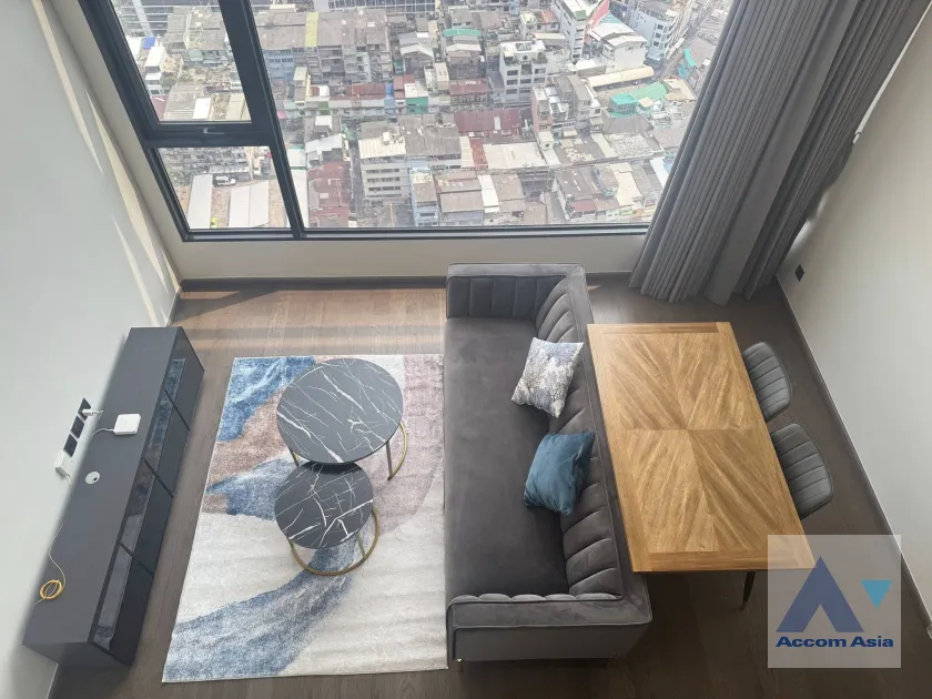 Fully Furnished, Duplex Condo |  Park Origin Chula Samyan Condominium  2 Bedroom for Sale & Rent   in Silom Bangkok