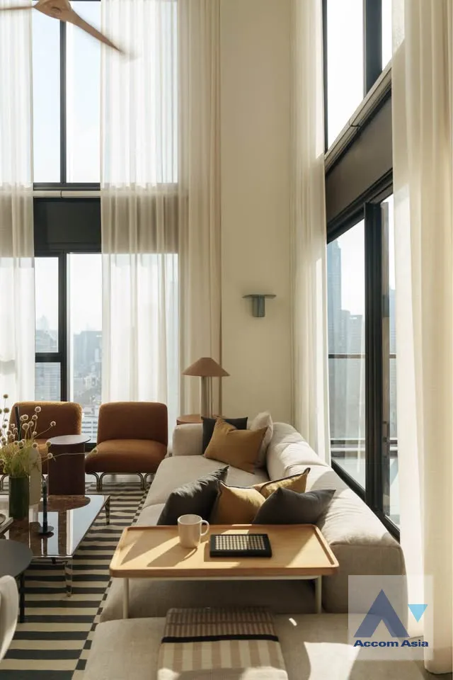  1  2 br Condominium for rent and sale in Silom ,Bangkok BTS Surasak at The Lofts Silom AA45861