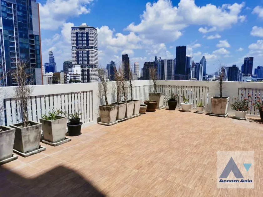 unitHuge Terrace |  2 Bedrooms  Condominium For Rent & Sale in Sukhumvit, Bangkok  near BTS Phrom Phong (AA45899)