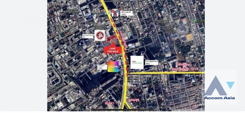 4  Land For Sale in Sukhumvit ,Bangkok BTS Punnawithi AA46024