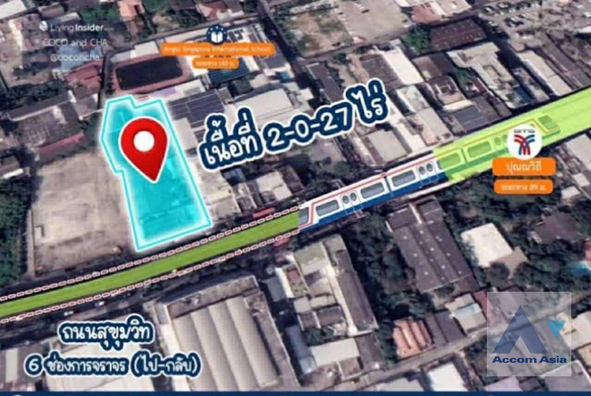 5  Land For Sale in Sukhumvit ,Bangkok BTS Punnawithi AA46024