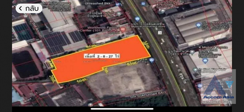 6  Land For Sale in Sukhumvit ,Bangkok BTS Punnawithi AA46024