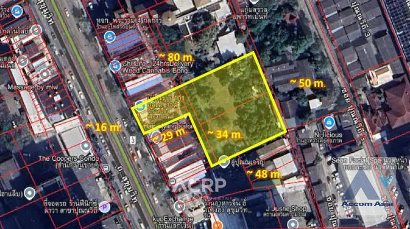 unit Land For Sale in Sukhumvit, Bangkok  near BTS Punnawithi (AA46039)