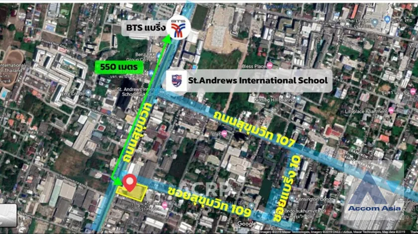  1  Land For Sale in Samutprakan ,Samutprakan BTS Bearing AA46043