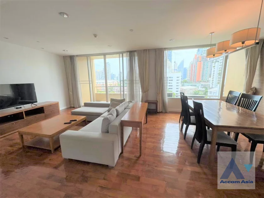  1  3 br Apartment For Rent in Sukhumvit ,Bangkok BTS Phrom Phong at High-Rise Residence , Ideal for Families AA46733