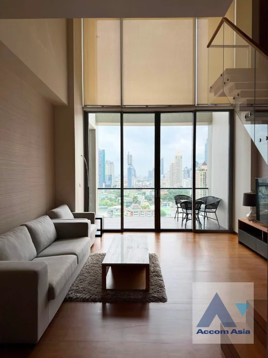 Fully Furnished, Luxury, Double High Ceiling, Duplex Condo condominium for rent in Sathorn, Bangkok Code AA46793