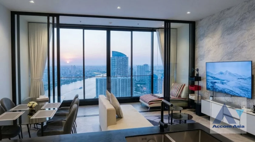 unitRiverside / River View |  2 Bedrooms  Condominium For Rent & Sale in Charoen Nakhon, Bangkok  near BTS Krung Thon Buri (AA46810)
